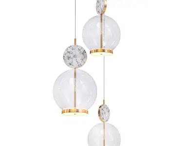 Rosa cluster 3D model