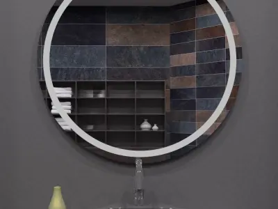 Illuminated Mirror 36 3D model