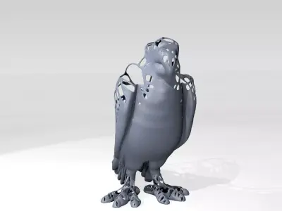 Parrot Dust Voronoi 3D model