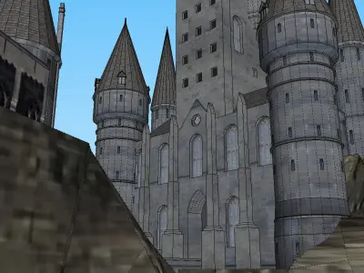 Hogwarts Castle - Harry Potter 3D model