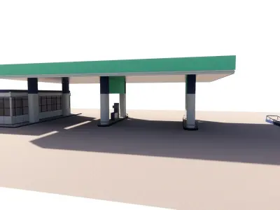 Gas Station2 3D model