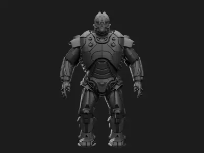 Male Robot 05 - MR05 3D print model
