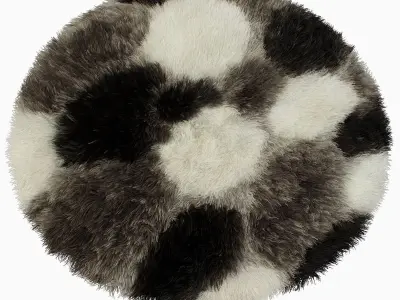 Carpet Lima round 3D model