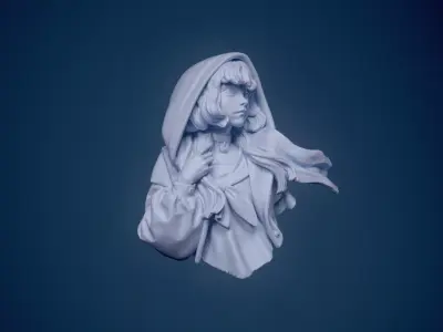 Perfect blue 3D print model