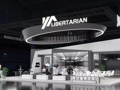 Exhibition Stand Stall Booth Low-poly 3D model