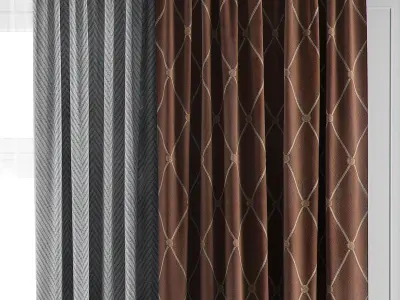 Curtain Set 11 3D model