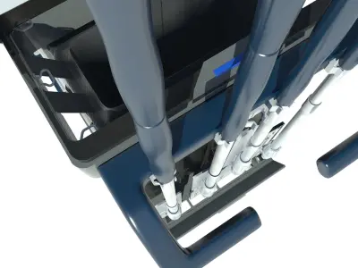 Cleaning trolley 3D model