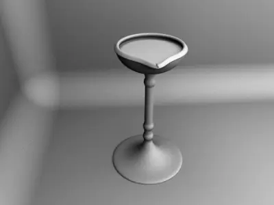 SOIL LAMP Low-poly 3D model