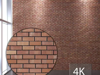 Brickwork brown 300 Texture