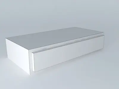 Chest of drawers DOORS HKOM1S 3 12 BRW Milano Oak 3D model