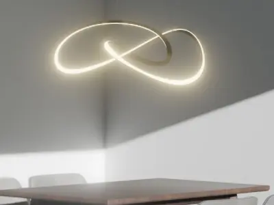 CEILING LAMP MIDLAIT LED 3D model