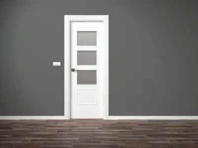 3 Interior Doors - 3 Puertas de Interior 3D model