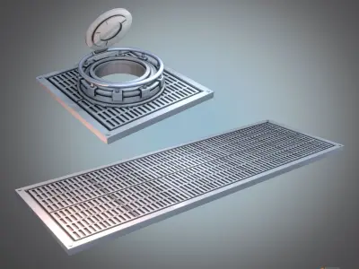 Star War Inspired Smugglers Hallway Modular Kit for 375 Figures 3D print model