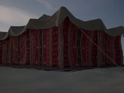 Bedouin Tent 3D model
