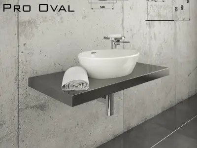 Laufen Pro Oval 812964 3D model