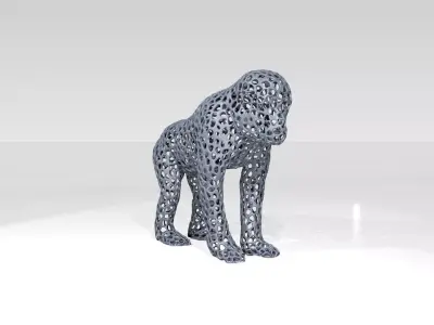 Monkey Voronoi 3D model