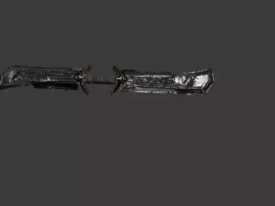 Thanos sword - fantasy sword 3d model Texture