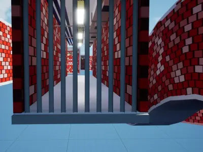 Modular Tunnel Set - Game Environment and Level Design 3D model