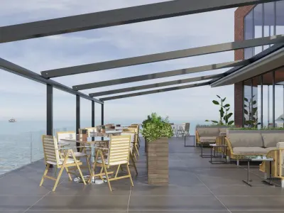 Pergola Detailed 3D model
