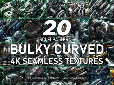 170 Seamless Sci-fi Patterns - Collection Vol 2 Texture