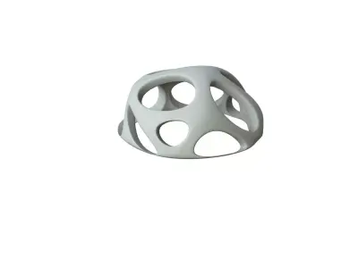 SciFi Cube Object No 46643 Low Poly Shape Low-poly 3D model