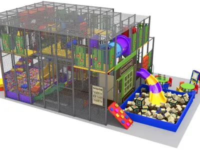 Indoor Playground 3D model