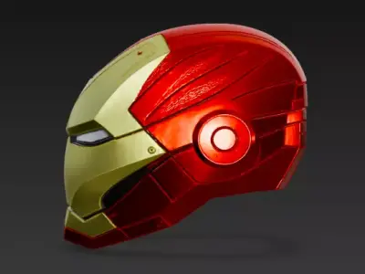 Iron Man Helmet For 3d Print 3D print model