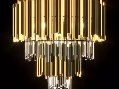 Modern Chandelier 3D model
