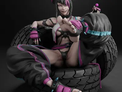 Juri - Street Fighter 3D print model