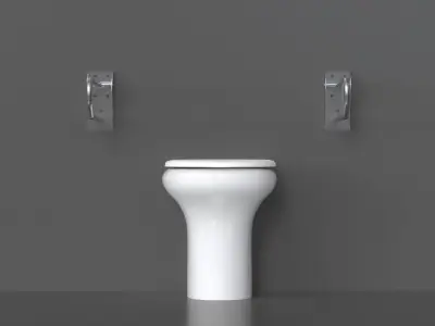 WC48 Toilet 3D model