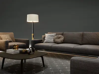 DH STUDIO Furniture Collection 09 Low-poly 3D model