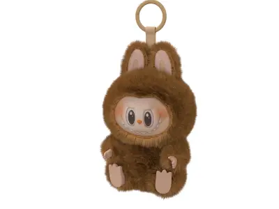 Pop Mart Labubu Monster Keychain Low-poly 3D model