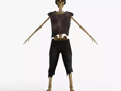 Scary Skeleton  3D model