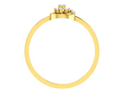 Women Ring  Render 3dm STL OBJ FBX Details 3D print model 92