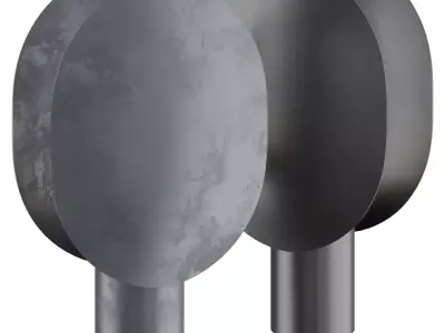 Clam Table Lamp 3D model