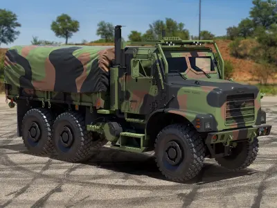  Cargo Truck OshKosh MTVR MK23 with Tent 