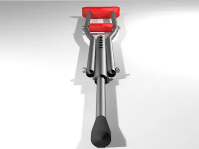 Walking Aids - Underarm Crutch 3D model