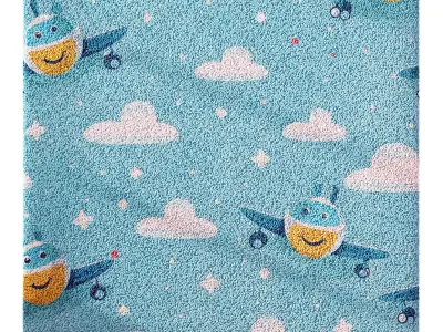 Kids Carpet Set 43 3D model