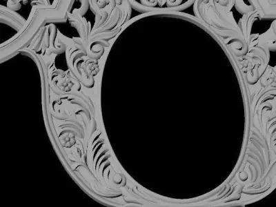 bed headboard 3D model