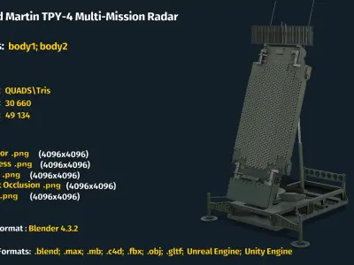  Lockheed Martin TPY-4 Multi-Mission Radar 