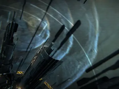 In the core 3D model