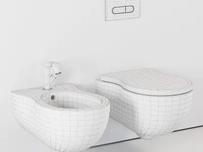 Ceramica Flaminia Pinch Wall-Hung WC 3D model