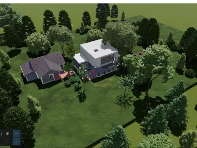 SCENE LUMION 11 AND ABOVE box house BY YOGA4ARCH  3D model
