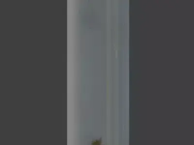 Urban Safety Bollard 3D Model Free low-poly 3D model