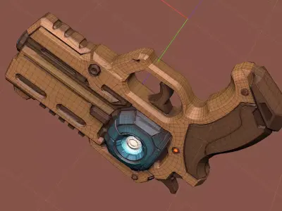 Spectrablade Low-poly 3D model