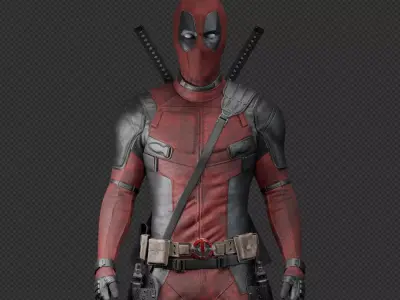 Deadpool from Deadpool 2 3D model
