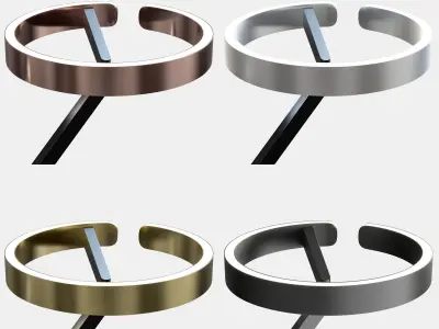 Occhio Gioia Equilibrio Table Lamp 3D Model 3D model