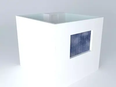 joorkut cube with window Free 3D model