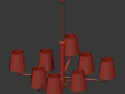 azil chandelier 3D model