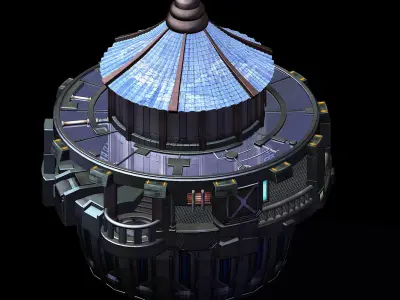 Crystal Palace - Small Building 3D model